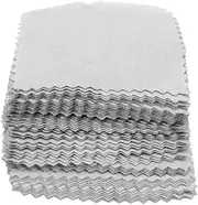 ULDIGI Quick Dry Jewelry Cleaning Cloths 100 Pack Microfiber Jewellery Cleaner Polishing Cloths Jewellery Wipes for Dust Oil Smudges Removal Portable for Travel