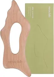 neos:lab Body Sculptor - Beech Wood Massage Tool, Portable & Lightweight Scraping Tools, Wood Gua Sha, Relieve Tensed Muscle, Lymphatic Massage to Help Face & Body Circulation
