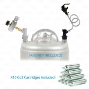 Ball Lock Corny Keg Portable Dispensing Kit Mini Co2 Regulator + Picnic Faucet