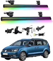 BJOHQ Electric Running Boards Compatible for VW Sharan 2012-2022 with Light, SUV, Off-Road & Pickup Trucks - Retractable Truck Steps & Nerf Bars