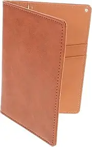 [OATIPHO] Travel Document Organizer Pu Passport Wallet Holder Compact and Portable Id Card Pouch for Men Women
