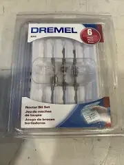 Dremel 692 6 Piece Router Bit Set. NEW