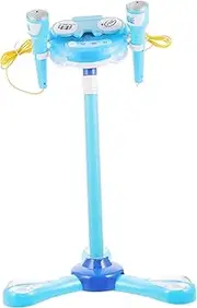 HAWILLOSCH Microphone Early Educational Sing Plaything for Connects to Devices Safe for Parties Music Exploration Fun Design for Musical
