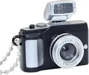 [Jowxsx] Mini Camera Keychain Key Ring Toy with Flashlight Sound Bag Phone Pendant,Car Keychain Accessories for Women Men