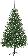VRAXO Artificial Pre-lit Christmas Tree with Ball Set 210 cm Green -10.91KG,3077728