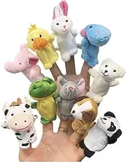 Mini Plush Animal Finger Puppets, Finger Plush Toy, Small Animal Figures, Finger Puppet, Hand Puppet, Cartoon Small Hand Puppet Toy, Children's Birthdays, Baby Party Bags, Children's Birthday