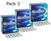 Nicotinell Mint Medicated Chewing Gum 204 Pieces 2mg x 3 Pack Expiry 07-2026