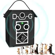 Anti Barking Device, Dog Barking Control Devices Up to 30 Ft Range, Bark Control Device to Dogs Bark Stopper, Adjustable Stop Dog Barking Waterproof for Indoor & Outdoor Use