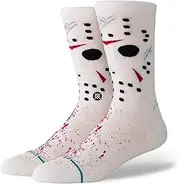 [Stance] 01001 JASON CREW WHITE Socks, WHITE(01001), L