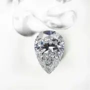 3.540Ct Lab-Grown Certified Loose Diamond D Natural Color VVS1 pear Shape T36