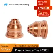 5/20pcs Plasma Nozzle Tips 420001 For PowerMax125 65-125Amp Torch