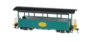 Bachmann Wood Excursion Car H. Lee Riley Green/Black Roof - On30 Scale