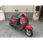 【幽浮二手機車】KYMCO MANY110 消光紅 2017年 【999元學生專案開跑 】