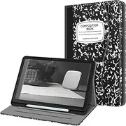 [FINTIE] Case for Samsung Galaxy Tab S6 Lite 10.4 Inch 2024/2022/2020 with S Pen Holder, Multi-Angle Viewing Soft TPU Back Cover with Pocket Auto Wake/Sleep, Composition