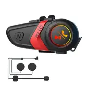 LX3 Helmet Bluetooth Headset 1200MAH Motorcycle BT5.0 Hands- Call Stereo1419