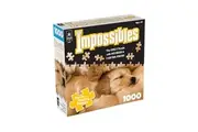 BePuzzled Impossibles Puzzles: AwwwSleeping Puppies Challenging Puzzles with a Twist for Advanced Puzzlers Ages 15 and Upy, 1000 Pieces
