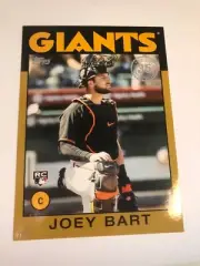 2021 Topps 1986 Parallel Jumbo 5x7 Joey Bart Giants RC 86B-14 04/10