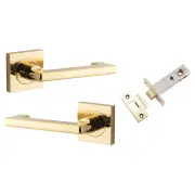 Baltimore Return Lever Square Rose (Inbuilt Privacy)