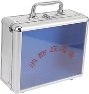 ARTIBETTER Metal Case Portable Toolbox Fire Tool Box Aluminum Alloy Briefcase for Men Metal Suitcase Small Aluminum Storage Box Large Capacity