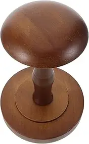 OKUMEYR Wooden Table Hat Stand: Dome Shaped Hat Holder - Vintage Wig Display Rack - Baseball Cap And Helmet Storage Organizer For Shop Home