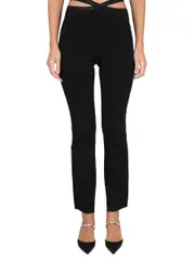[Alexander Wang] Alexander Wang-Cross Leggings With Logo-Donna L