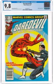 DAREDEVIL #183 CGC 9.8 NEWSSTAND WP 1982 PUNISHER CLASSIC COVER FRANK MILLER