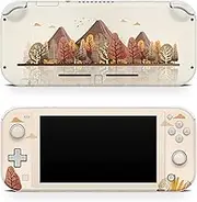 Tacky design Mountains skin Compatible with Nintendo switch lite, Beige pastel switch lite stickers Vinyl 3m decal Cute Full wrap cover