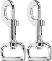 GALPADA 2Pcs Pet Leash Clip Snap Hook Heavy Duty Webbing Belt Spring Clasp Resistant Dog Leash Fastening for Collars Luggage Straps and Backpack Buckles Lightweight and Compact