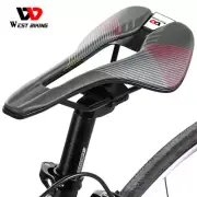 WEST BIKING Nylon Fiber Leather Bicycle Saddle MTB Triathlon Road Bike Saddle