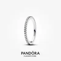 在飛比找蝦皮購物優惠-PANDORA 正品原裝 S925 純銀潘多拉閃亮戒指