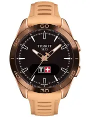 [Tissot] T-Touch Connect Sport T1534204705105 Watch in Rose Gold