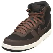 Nike Terminator High Se Mens Fashion Trainers in Black Brown