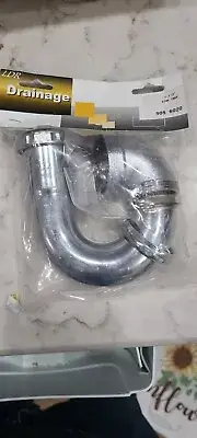1 1/2 1.5 in. Chrome Plated Sink Trap cast elbow heavy duty