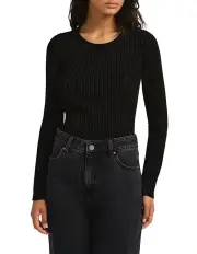 [Marcs] Roan Velour Sparkle Knit in Black