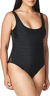[DKNY] Women's Standard One Piece Scoop Neck Bathing Suit