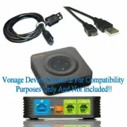 New HD Power Cable Quality 6' FT USB Micro Cable 3A Cord FOR Vonage HT802 Device