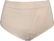 [Spanx] Assets Red Hot Label Women's Shaping Thong 2 Packs Shaping Panties Super Soft (Large, Black/Nude)