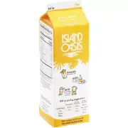 Island Oasis Banana Frozen Beverage Mix 32 fl. oz. - 12/Case 103STE513664
