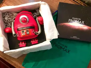 法國 Maison Promax 壞蛋包 紅色 怪獸 機器人 潮流 造型 後背包 肩包 全新品 收藏 附原廠盒 防塵袋