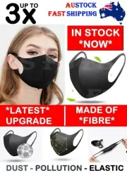 WASHABLE FACE MASK REUSABLE COTTON FABRIC MOUTH MASKS PROTECTIVE UNISEX MELB