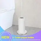 Toilet Roll Holder Freestanding Loo Paper Tissue Roll Dispenser D1G6 A6A4