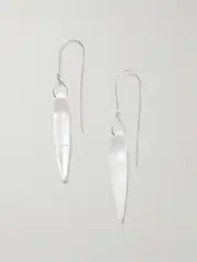 [Sophie Buhai] Sophie Buhai - Spear Silver Quartz Earrings - Clear - One size One size Neutrals