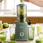 New Bear Cold Press Juicer, Masticating Slow Electric Juicer with 1.2L & 110mm F