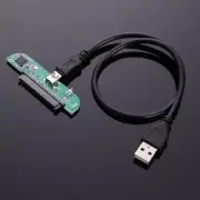 New 2.5 " USB 2.0 TO SATA 7 + 15 Pin Hard Disk Adapter Converter