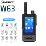ANYSECU W63 4G Network Radio Real PTT & Zello PTT Android 9.0 POC Mobile Radio