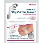 PEDIFIX GEL STAY- PUT TOE SPACERS 2/pack