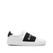 [Givenchy] Givenchy Strap-detail Leather Sneakers 36 IT WHITE/BLACK