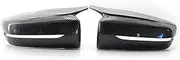 1Pair Carbon Fibre Rearview Wing Mirror Cover Caps for B&MW G20 G28 G30 G38 G11 G12 2017+ Auto Accessories
