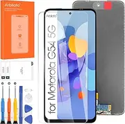 Arbilato Screen Replacement for Motorola Moto G54 5G,XT2343-1 XT2343-2 Touch Screen Digitizer Replacement Assembly for Moto G54 LCD with Tools(Black)