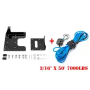 WEISEN For Can-Am Commander 800/1000 UTV Winch Mount+Synthetic Winch Rope Set